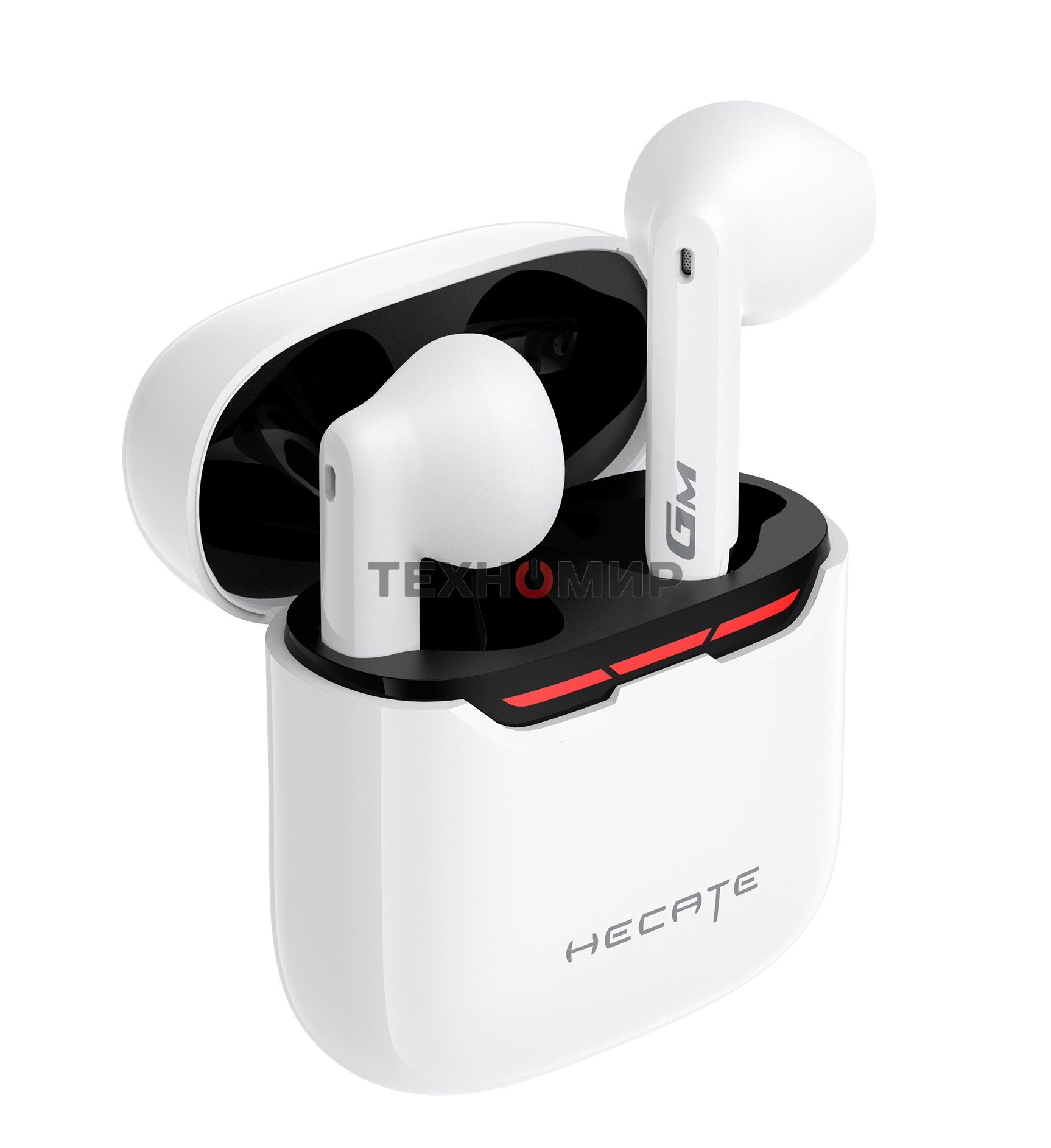 Наушники с микрофоном Edifier GM3 Plus белый вкладыши BT оголовье