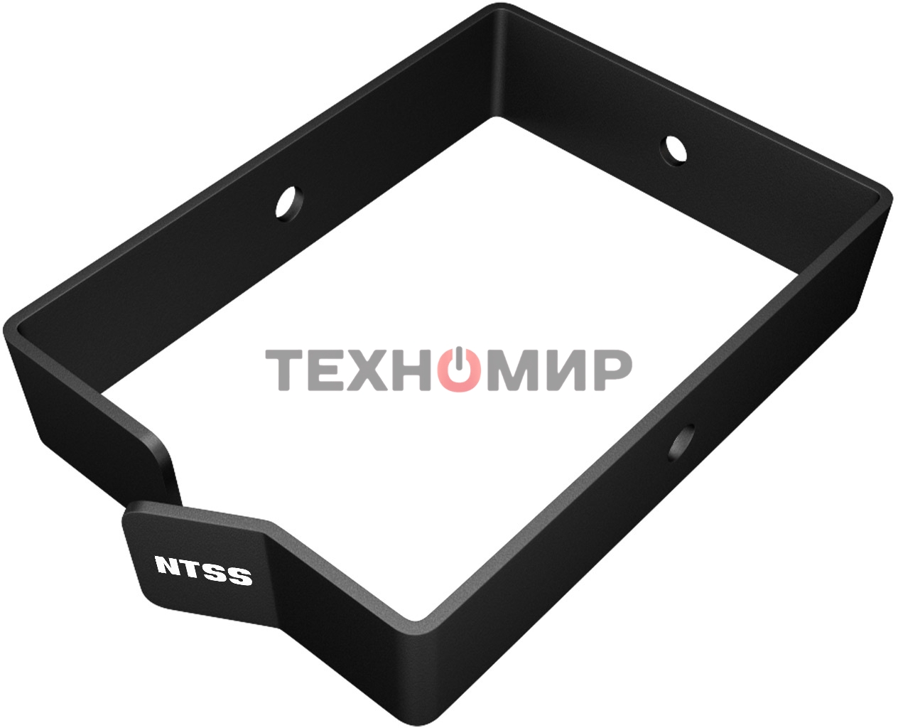 Кабельный органайзер Горизонтальный NTSS NTSS-ORGR-90Х60-BL односторонний кольца