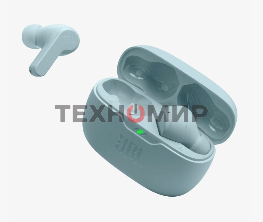 Гарнитура внутриканальные JBL Wave Beam мятный беспроводные bluetooth в ушной раковине (JBLWBEAMMIT)