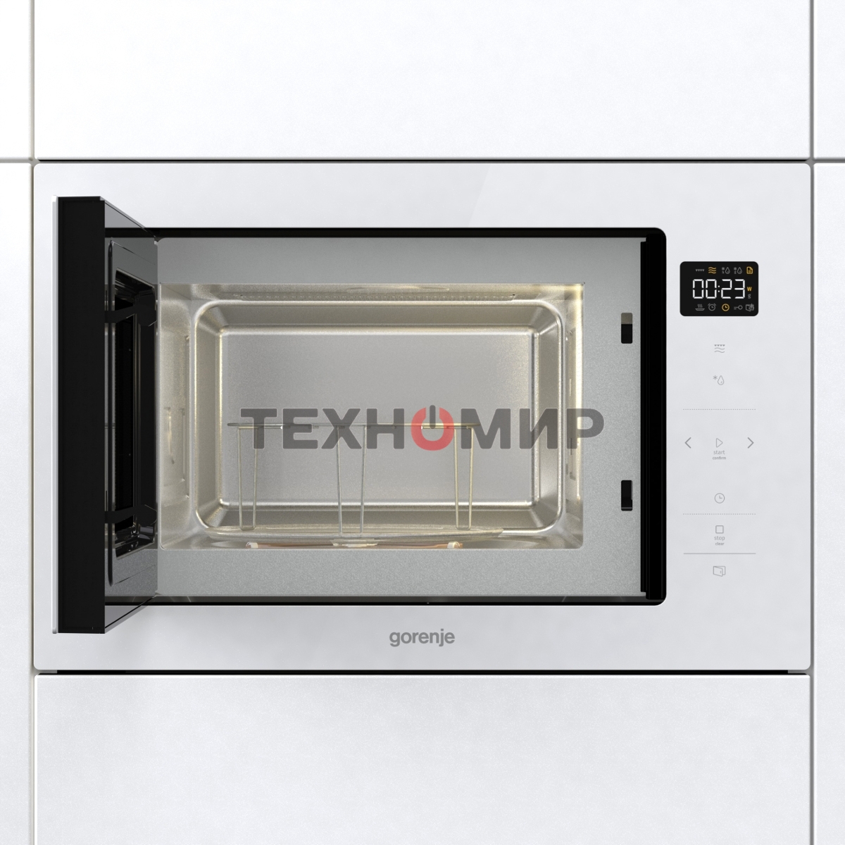 Микроволновая печь Gorenje BM251SG2WG 25 л, 900 Вт, белый (встраиваемая)