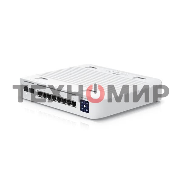 Коммутатор PoE в стойку Ubiquiti UniFi Switch Enterprise 8 PoE USW-Enterprise-8-PoE 8х 2.5G RJ45, 2х 10G SFP+, раздача 120 Вт