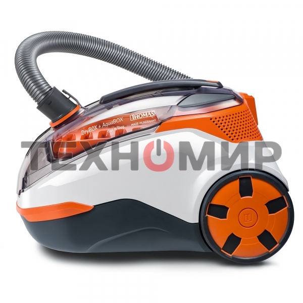 Моющий пылесос Thomas DryBOX + AquaBOX Cat&Dog белый/оранжевый, 325/1700Вт, уборка сухая, пылесборник контейнер 2.6 л