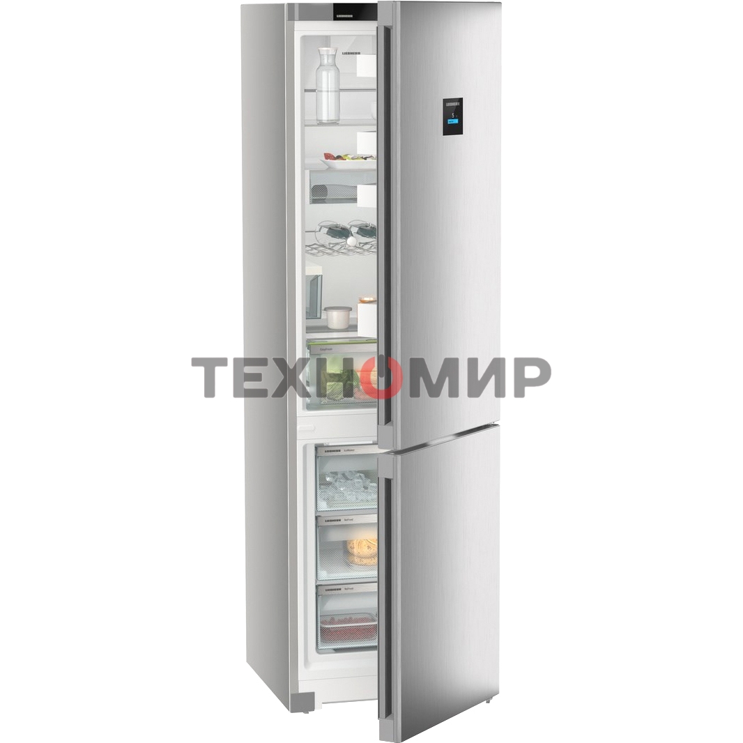 Холодильник Liebherr CNsfc 574i-22 001 серебристый двухкамерный 264/92л морозилка снизу