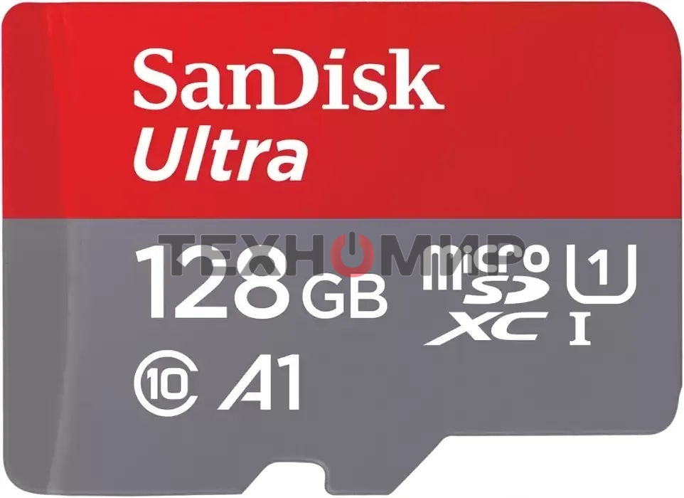 Флеш карта microSD 128Gb SanDisk microSDXC Class 10 Ultra UHS-I A1 140Mb/s