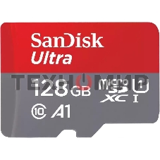 Флеш карта microSD 128Gb SanDisk microSDXC Class 10 Ultra UHS-I A1 140Mb/s