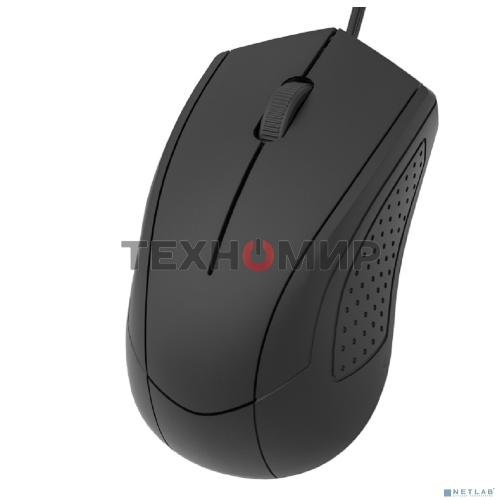 Мышь проводная CBR CM 109 черный, 1000 dpi, USB, кнопки - 3