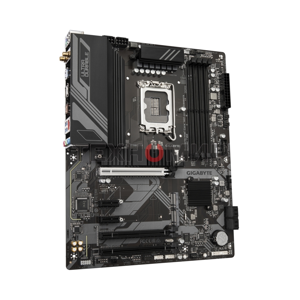 Материнская плата Gigabyte Z790 D AX, LGA 1700, Intel Z790, 4xDDR5, 4xSATA, 3xM.2, 1xPCI-E 5.0 x16, 1xPCI-E 4.0 x4, 2xPCI-E 3.0 x1, 1xHDMI, 1xDP, 1x 2.5Gb LAN, 4xUSB-A 3.2 Gen 1, 1xUSB-A 3.2 Gen 2, 2xUSB-A 2.0, 1xUSB-C 3.2 Gen 2, 3x3.5 мм, 7.1, ATX