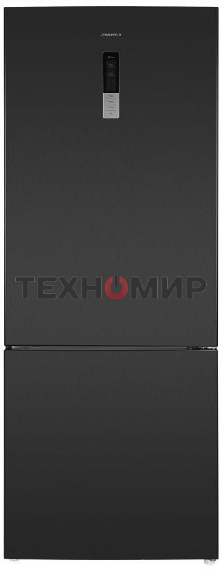 Холодильник Maunfeld MFF1857NFSB черный мат. инвертер двухкамерный 336/117л морозилка снизу