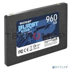 Накопитель SSD Patriot Burst Elite, 960Gb, SATA, 2.5