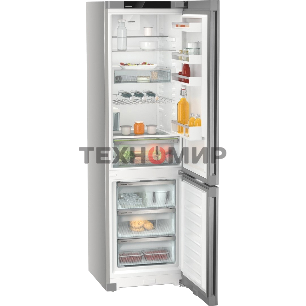 Холодильник Liebherr CNsfc 574i-22 001 серебристый двухкамерный 264/92л морозилка снизу
