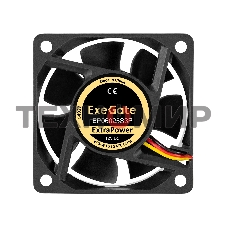 Вентилятор для корпуса ExeGate ExtraPower EP06025S3P черный, 60 мм, 4500 об/мин, 31 дБ, 3 pin
