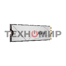 Накопитель SSD ADATA XPG GAMMIX S60, 2Tb, PCIe 4.0 x4, M.2 2280, NVMe, R/W 5000/4200, с радиатором