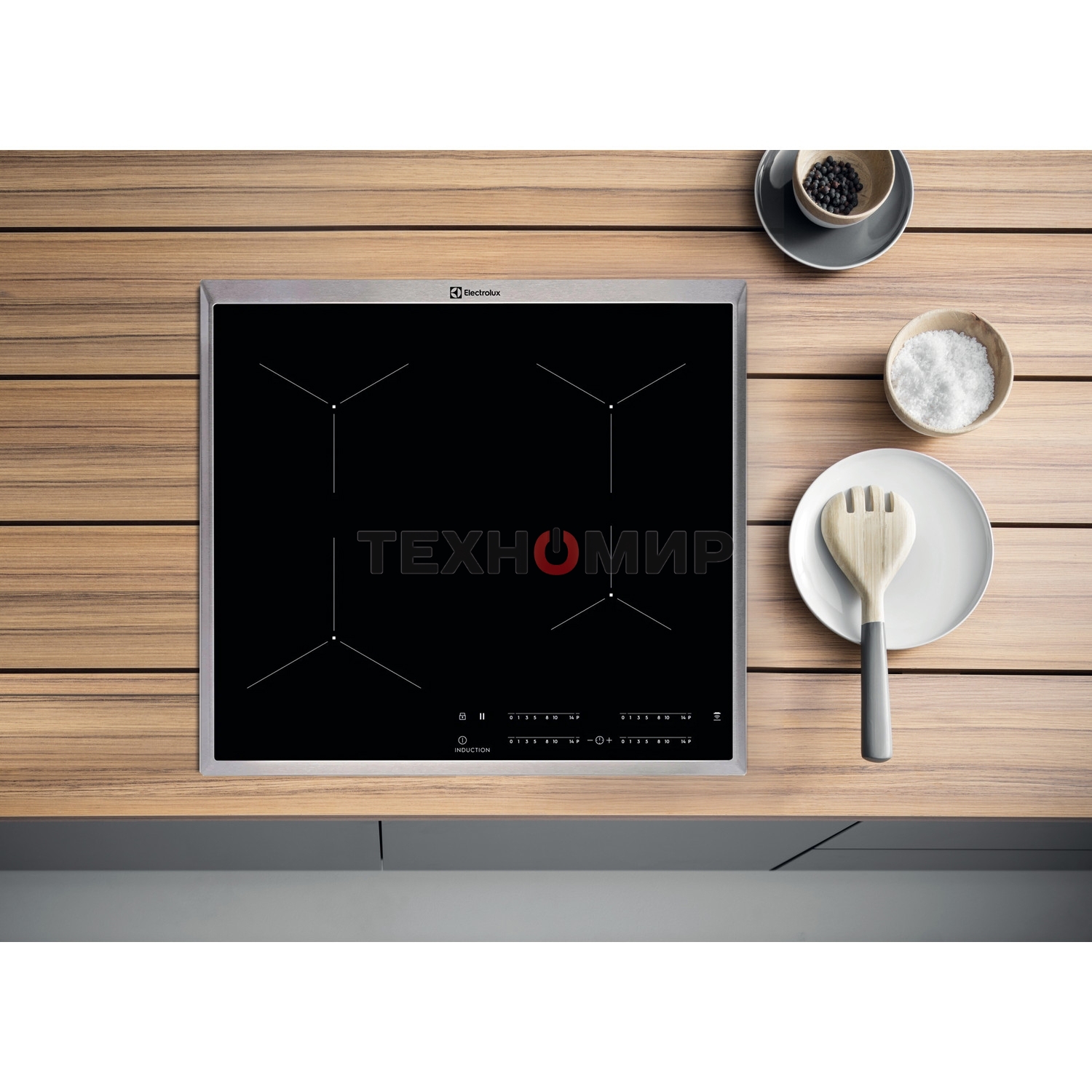 Индукционная варочная панель Electrolux EIT60443X черный