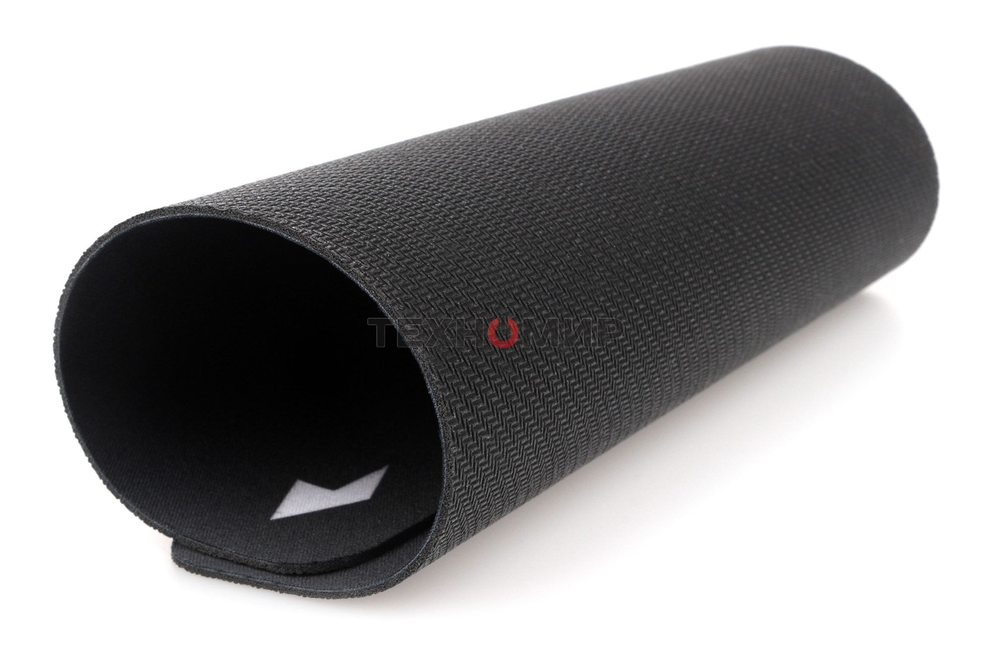 Коврик для мыши Gembird MP-BLACK-S, черный, 220х180х2мм, ткань/резина, пакет