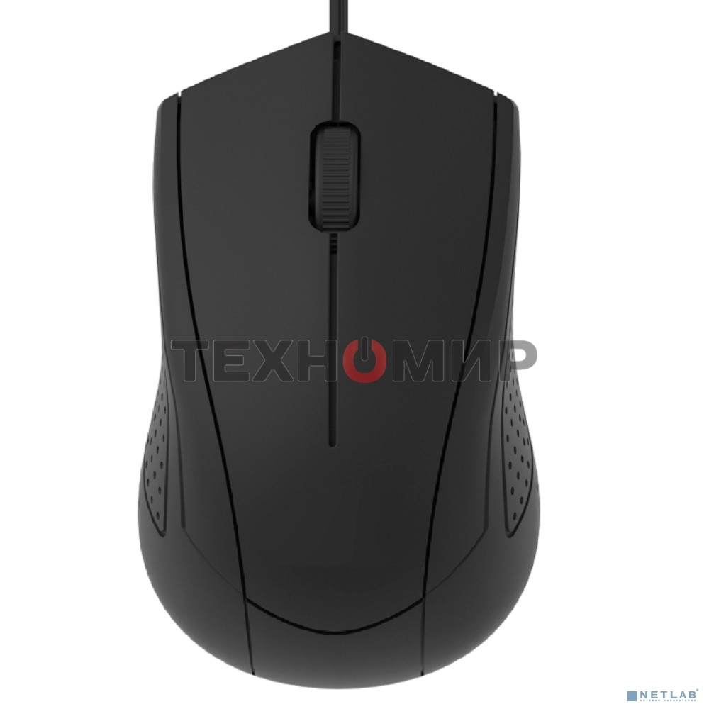 Мышь проводная CBR CM 109 черный, 1000 dpi, USB, кнопки - 3