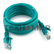 Патч-корд UTP Cablexpert кат.5e, 2м, литой, многожильный (зеленый)