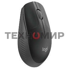 Мышь беспроводная Logitech M190 черный, 1000 dpi, радиоканал, USB, кнопки - 3
