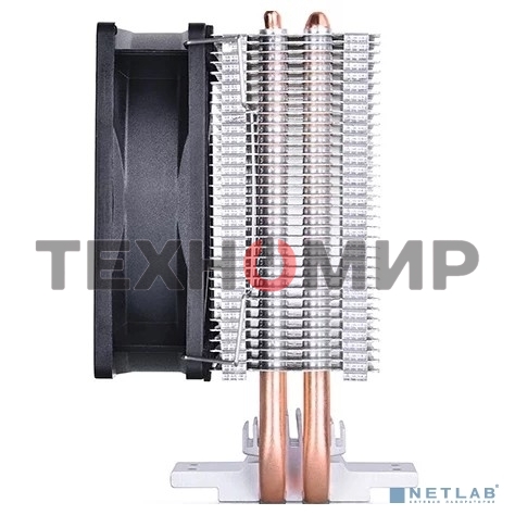 Кулер для процессора DEEPCOOL ICE EDGE MINI FS V2.0 синий, 80 мм, алюминий/медь, 2200 об/мин, 24.7 дБ, 3 pin, 100 Вт, 112 мм