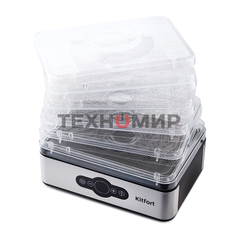 Сушилка для овощей и фруктов Kitfort KT-1914 5под. 240 Вт, черный