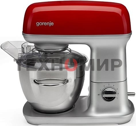 Кухонная машина Gorenje MMC1000RLR планетар.вращ. 1000Вт красный