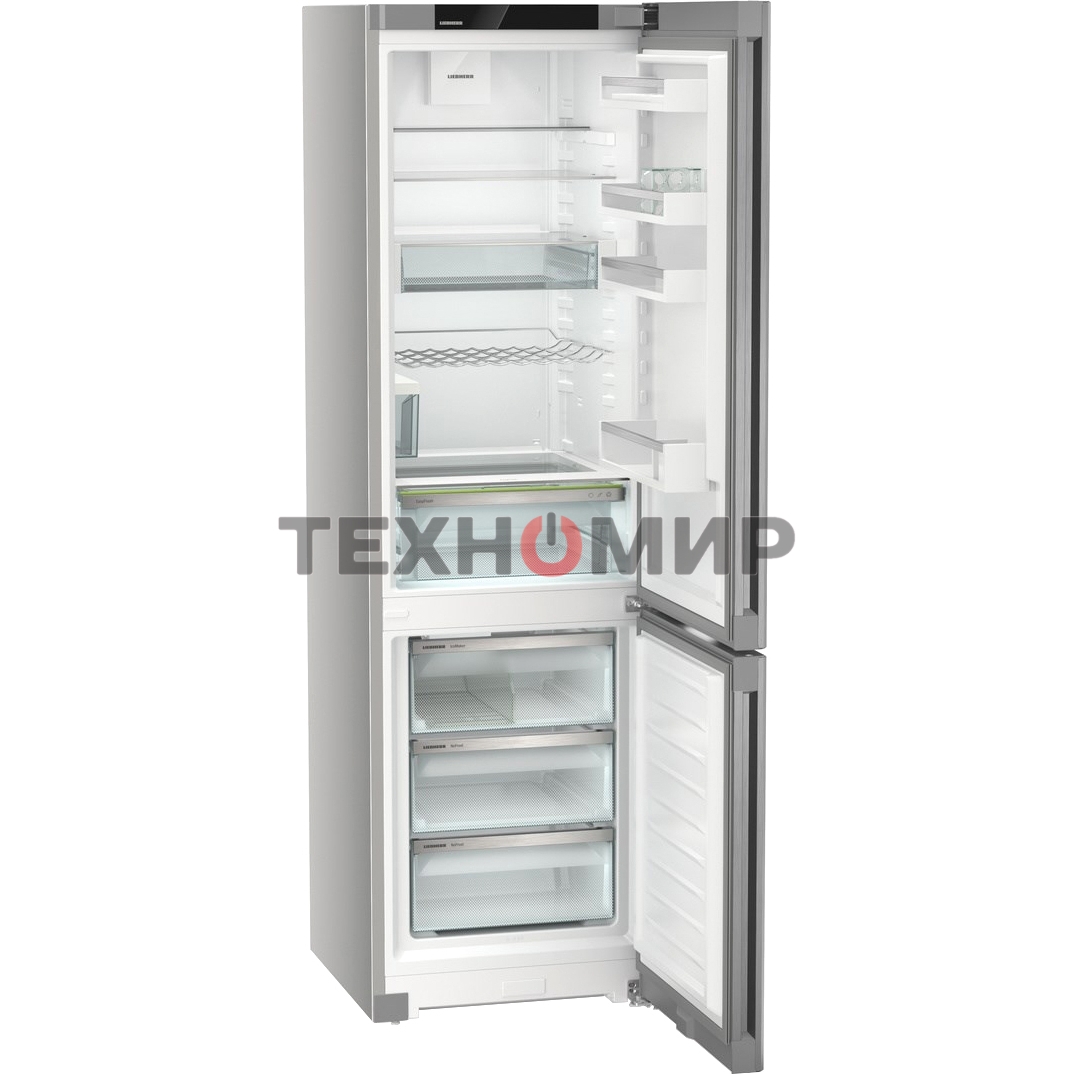 Холодильник Liebherr CNsfc 574i-22 001 серебристый двухкамерный 264/92л морозилка снизу