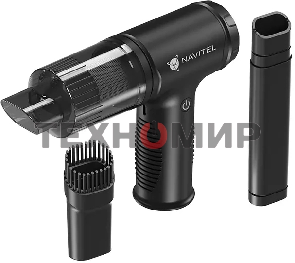 Пылесос автомобильный Navitel CL80 черный, 80/100 Вт, уборка сухая, пылесборник контейнер
