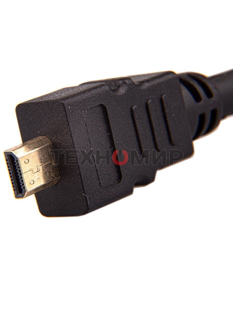 Кабель VCOM/TELECOM HDMI-19M -- MicroHDMI-19M ver 2.0+3D/Ethernet,1m Telecom TCG206-1M