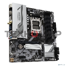 Материнская плата Gigabyte B650M GAMING PLUS WIFI, AM5, AMD B650, 4xDDR5, 4xSATA, 2xM.2, 1xPCIe 4.0 x16, 1xPCIe 3.0 x1, 2xDP, 1xHDMI, 1x2.5Gb LAN, Wi-Fi 6E, Bluetooth 5.3, 1xUSB-C 5Gbps, 5xUSB-A 5Gbps, 6xUSB-A 2.0, 3x3.5 мм, 7.1, mATX