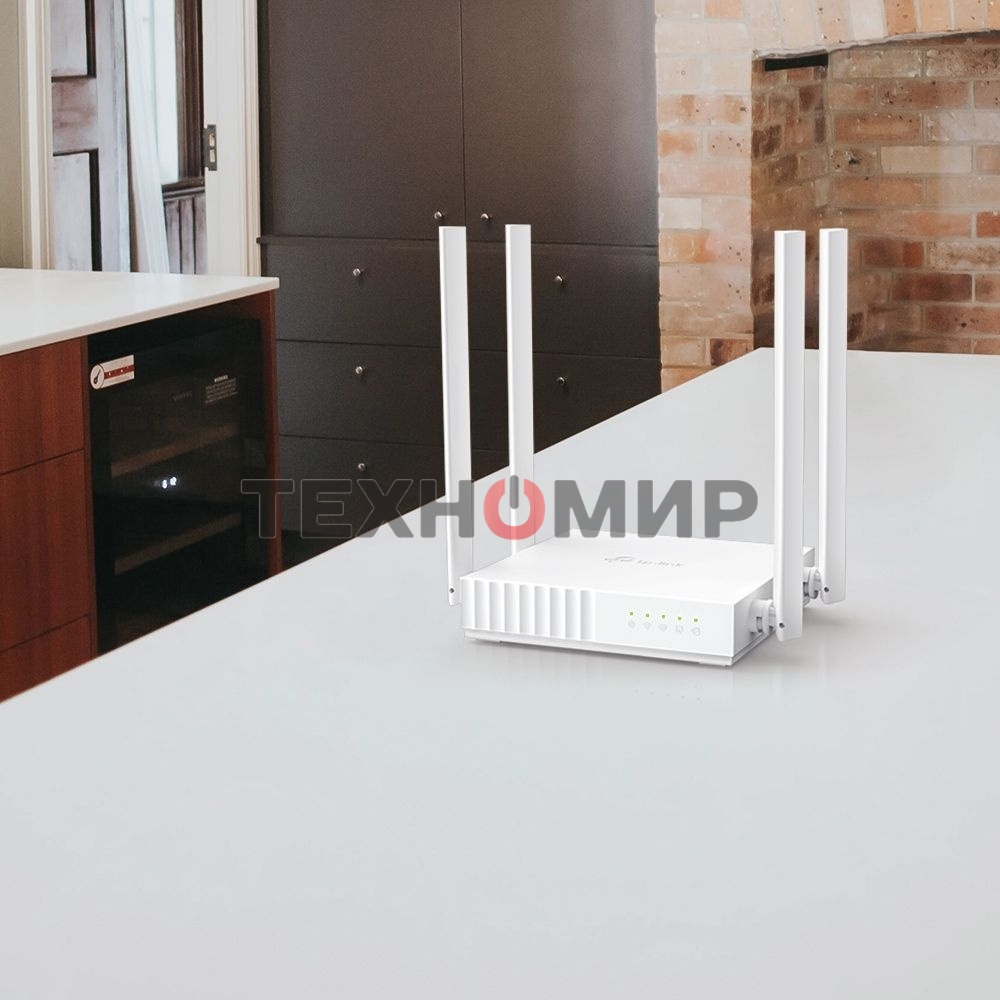 Роутер беспроводной TP-Link Archer C24 AC750 10/100BASE-TX белый