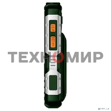 Мобильный телефон BQ 2430 Tank Power зеленый/серебристый
