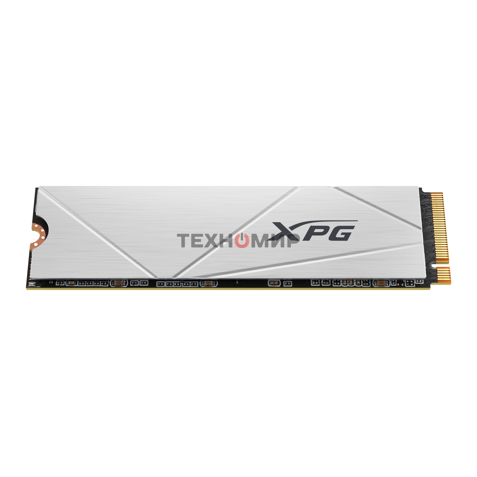 Накопитель SSD ADATA XPG GAMMIX S60, 2Tb, PCIe 4.0 x4, M.2 2280, NVMe, R/W 5000/4200, с радиатором
