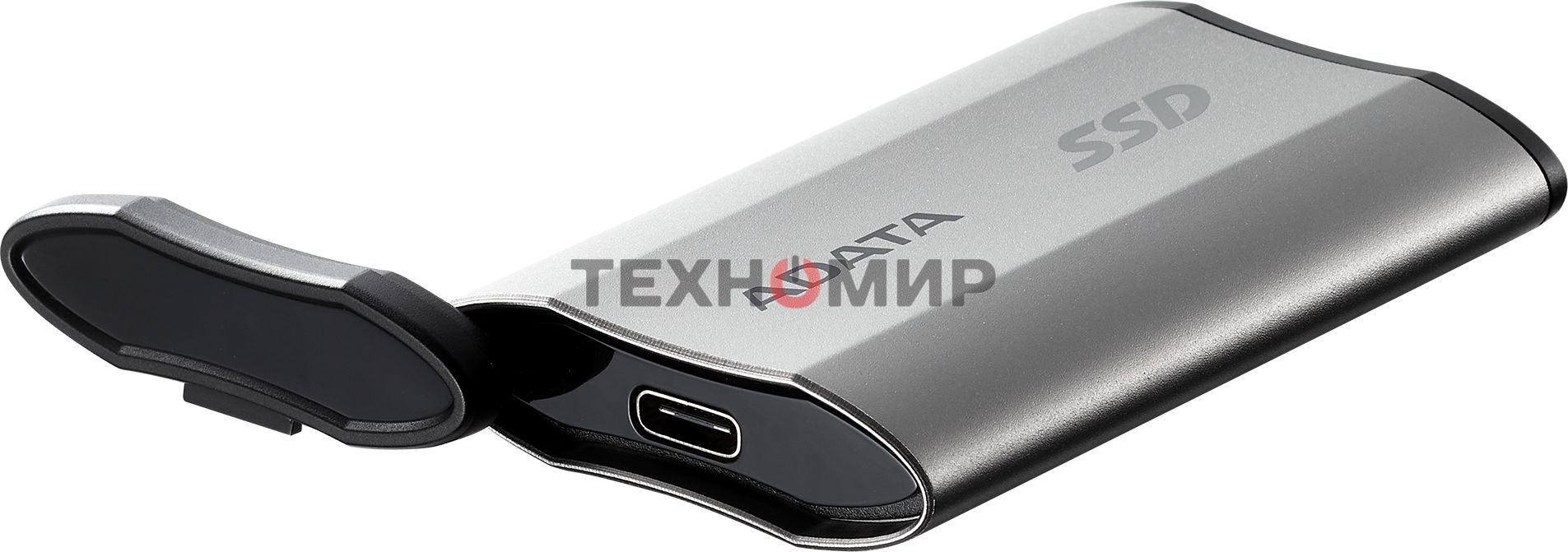 Внешний SSD ADATA SD810, 1TB, USB 3.2 Gen 2x2 Type-C, R/W 2000/2000, серебристый