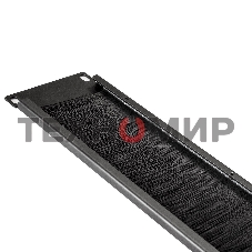 Кабельный органайзер c щеточным вводом ExeGate BP19-2UM (19