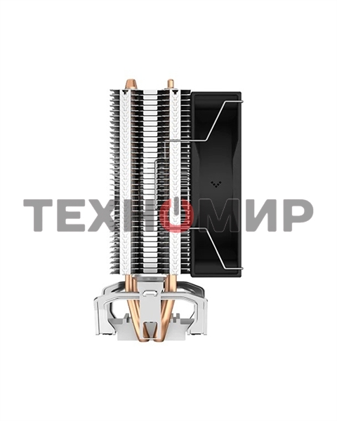 Кулер для процессора DEEPCOOL AG200 черный, 92 мм, алюминий/медь, 3050 об/мин, 30.5 дБ, 4 pin, 100 Вт, 133 мм