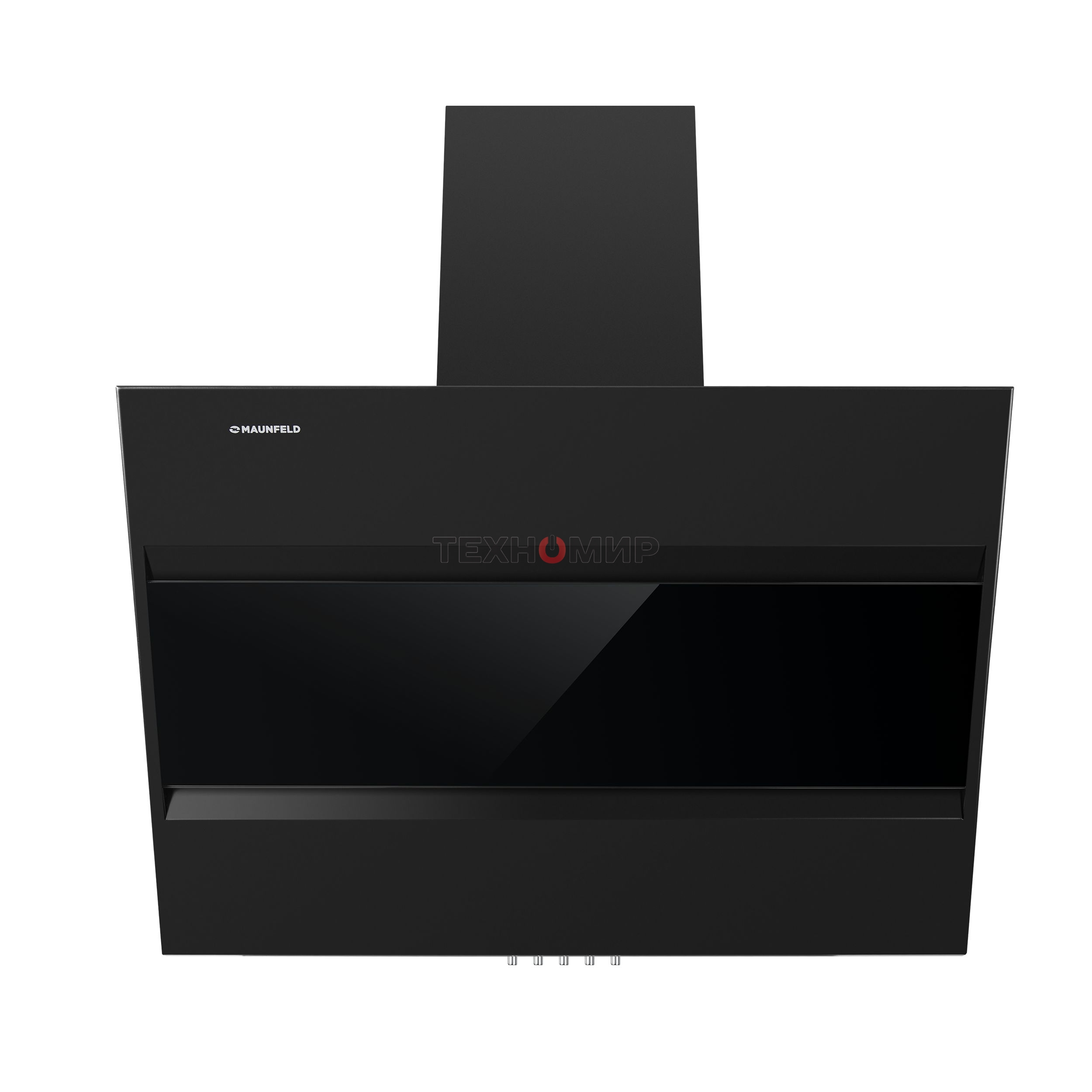 Вытяжка каминная Maunfeld Bridge 60 нержавеющая сталь/черное стекло, 60 см, 850 куб. м/ч, 51 дБ