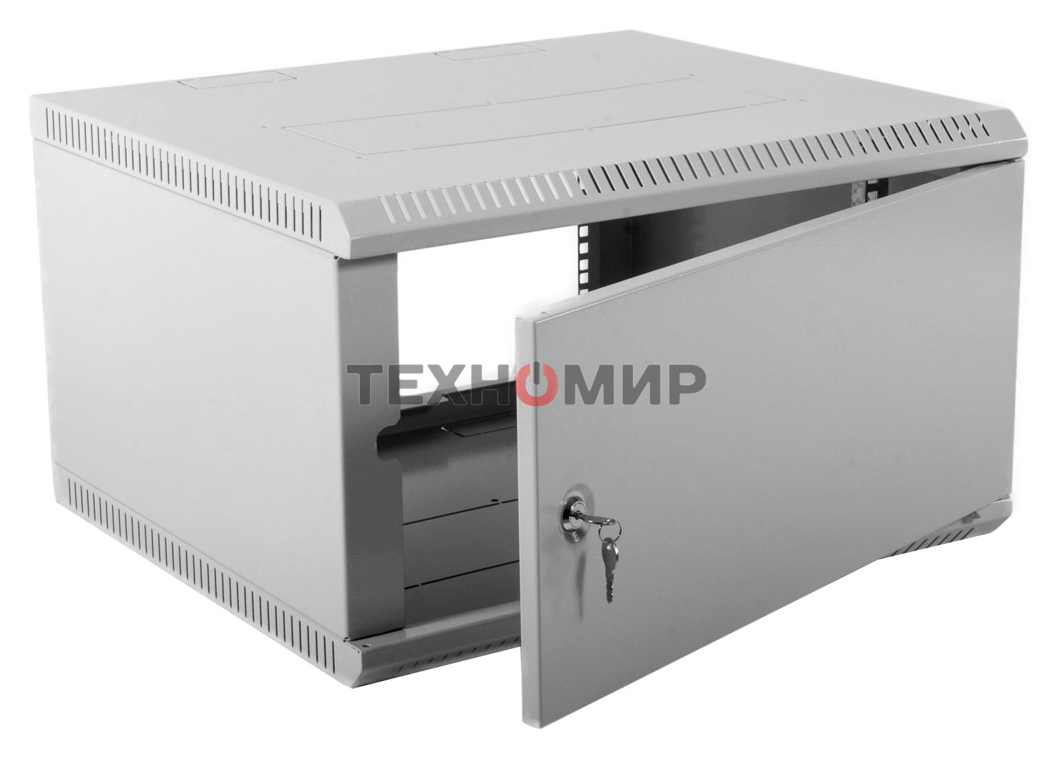 Шкаф телеком. настенный разборный 9U (600х350) дверь металл (ШРН-Э-9.350.1)