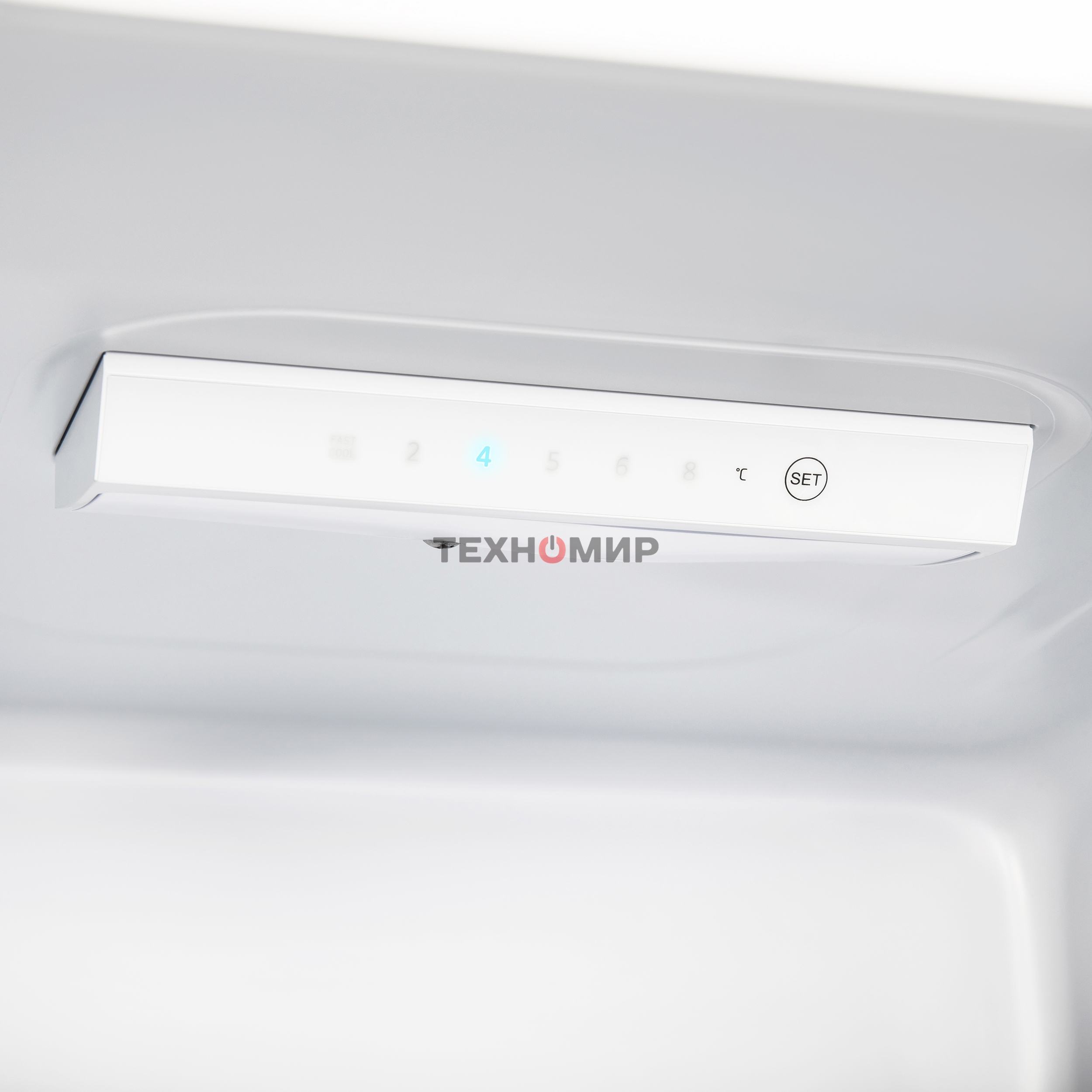 Холодильник Maunfeld MFF144SFW белый глянц. двухкамерный 154/52л морозилка снизу, ручная разморозка