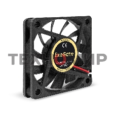Вентилятор для корпуса ExeGate EX06010S2P-24 черный, 60 мм, 3000 об/мин, 24.1 дБ, 2 pin