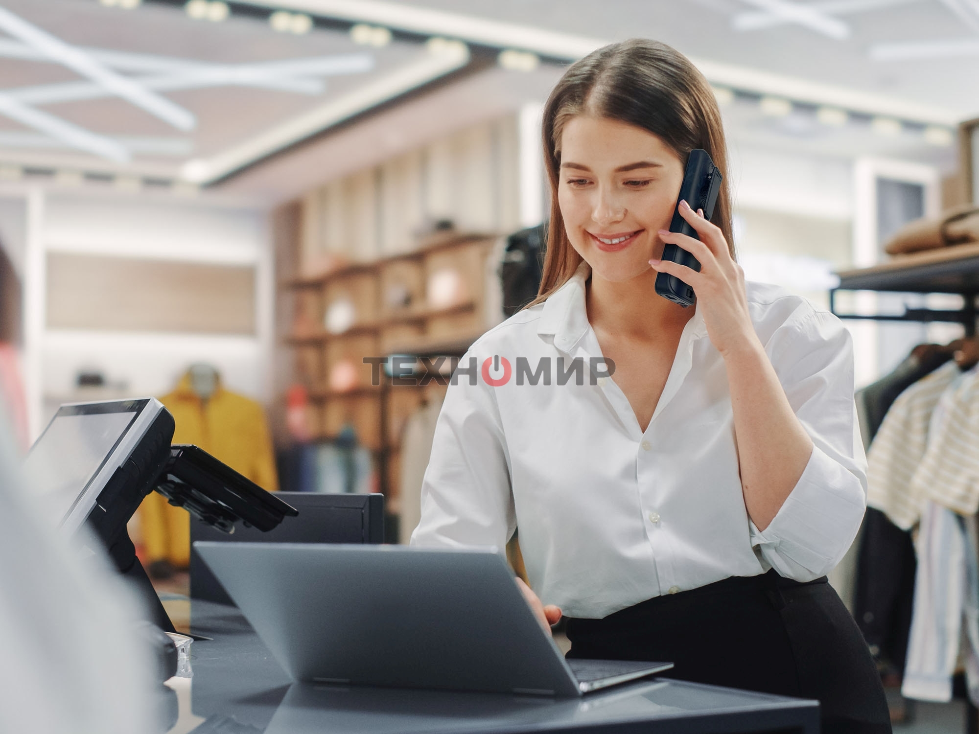 Телефон SIP Yealink W77P черный