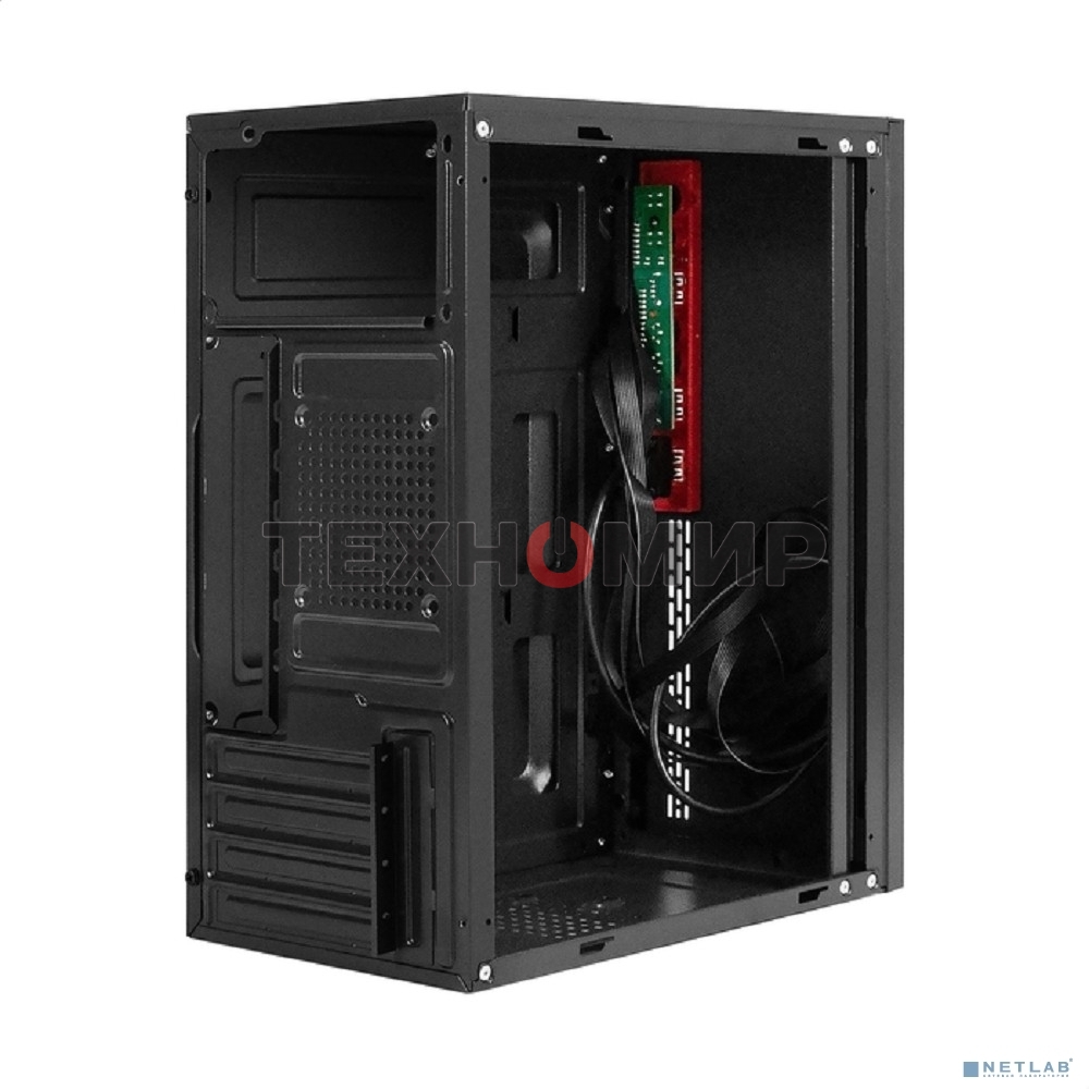 Компьютерный корпус Minitower ExeGate BAA-403U (mATX, без БП, 1хUSB/1хUSB 3.0, HD Audio, черный)
