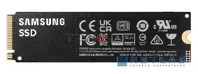 Накопитель SSD Samsung 990 PRO, 1000Gb, PCIe 4.0 x4, M.2 2280, NVMe, R/W 7450/6900