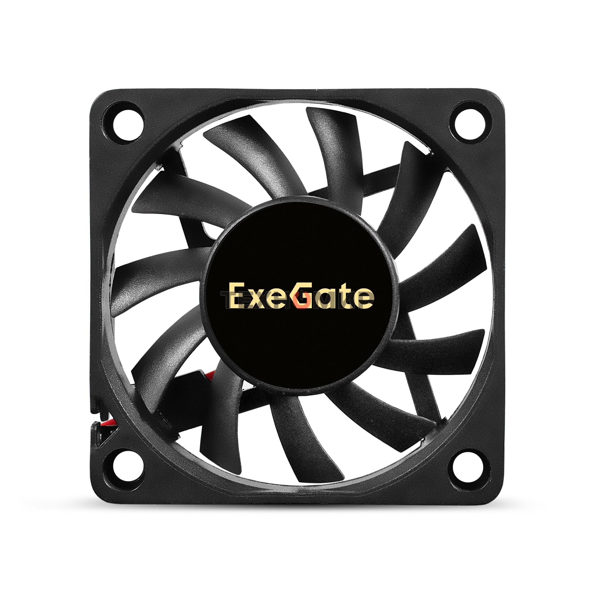 Вентилятор для корпуса ExeGate EX06010S2P-24 черный, 60 мм, 3000 об/мин, 24.1 дБ, 2 pin