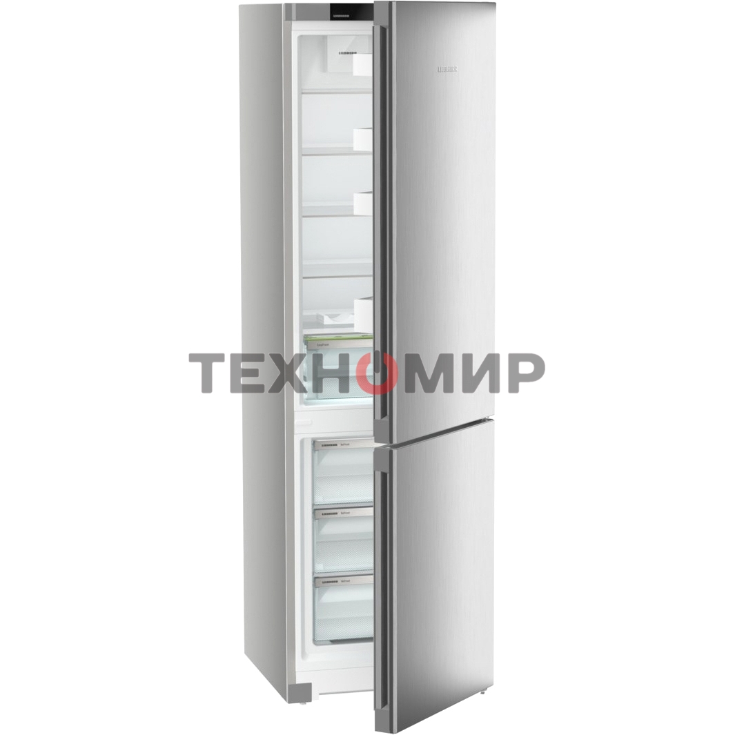 Холодильник Liebherr CNsff 5703 серебристый двухкамерный 266/94л морозилка снизу, капельная система