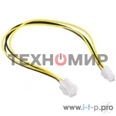 Удлинитель питания Cablexpert CC-PSU-7,ATX 4-Pin M/F, длина 0,3м