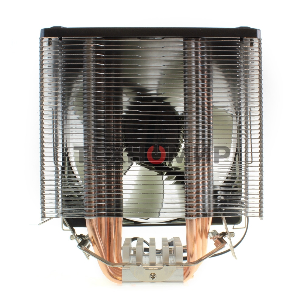 Кулер для процессора Crown CM-5 прозрачный/черный, 120 мм, 1500 об/мин, 30.8 дБ, 4 pin, 187 Вт, 148 мм