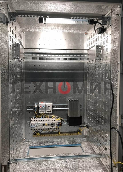 Шкаф уличный всепогодный укомплектованный настенный ЦМО ШТВ-Н, IP55, 12U, корпус: сталь, 600х600х330 мм (ВхШхГ), серый