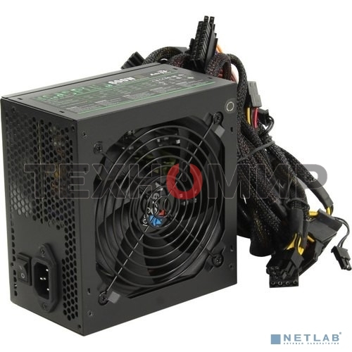 Блок питания Aerocool/Formula KCAS PLUS 600W, 600Вт, 80 PLUS Bronze, 120мм, черный