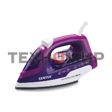 Утюг Centek CT-2348 фиолетовый, 1600 Вт, 20 г/мин, 80 г/мин, 200 мл