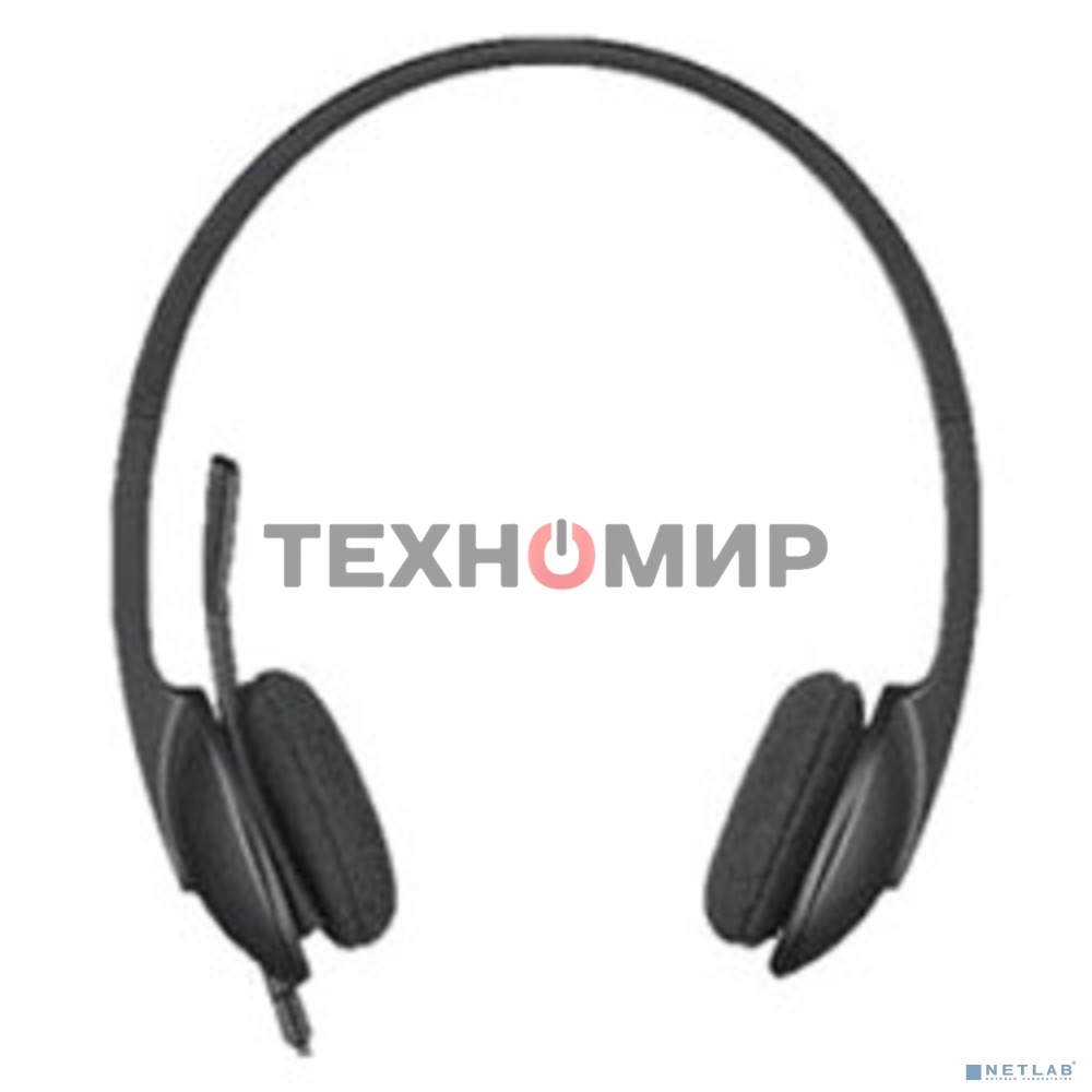 Гарнитура проводная Logitech Headset H340 USB graphite