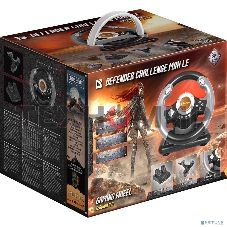Игровой руль Defender CHALLENGE MINI Руль+ педали, 10кн., 200мм.,USB